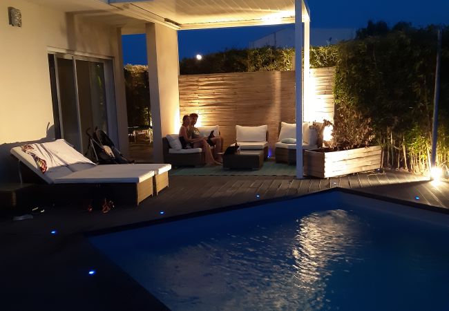 Maison à Sète - Sète, Villa familiale avec piscine en Bord de mer