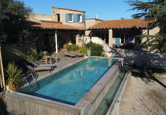 Villa à Frontignan - Frontignan - Mas au milieu des Vignes - piscine Villa à Frontignan - Frontignan - Mas au milieu des Vignes - piscine
