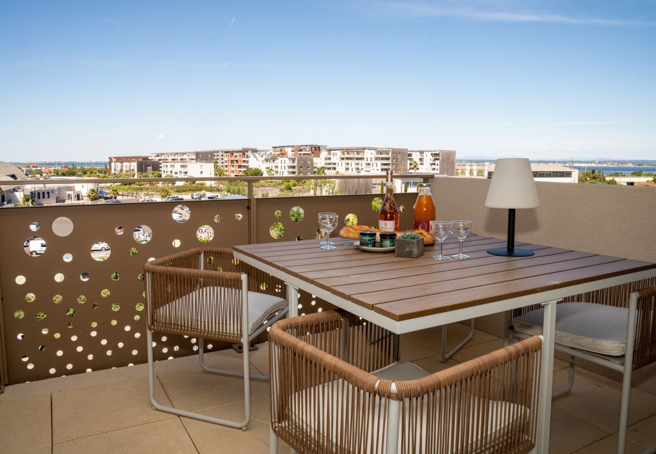 Appartement à Sète - Sète, Apt 2 chambres, Terrasse et proximité plages
