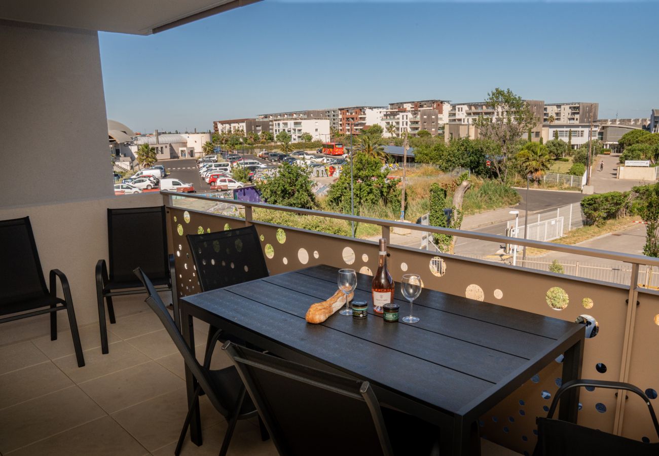 Appartement à Sète - Sète bel appartement 2 personnes, terrasse