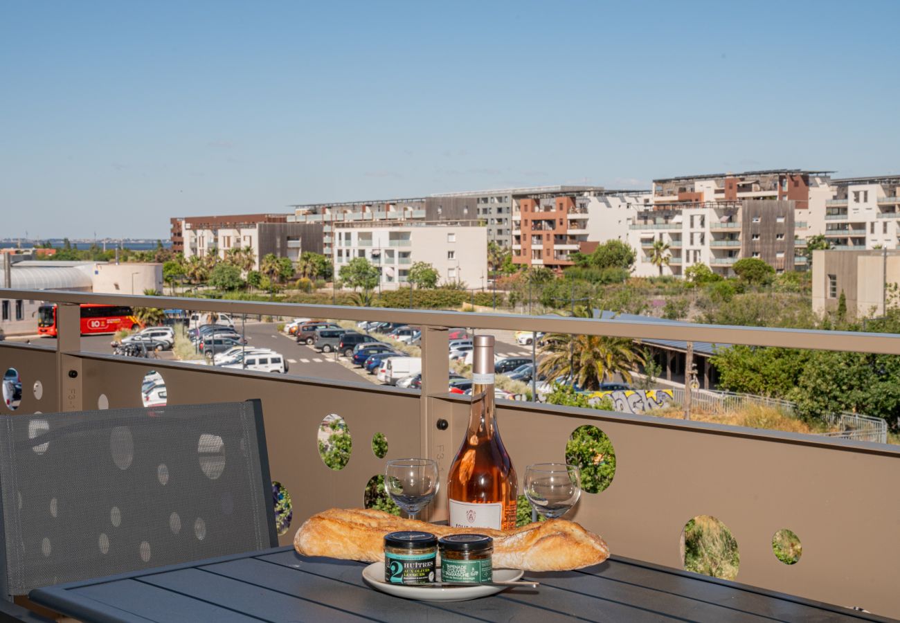 Appartement à Sète - Sète Apt 2pers, terrasse + parking