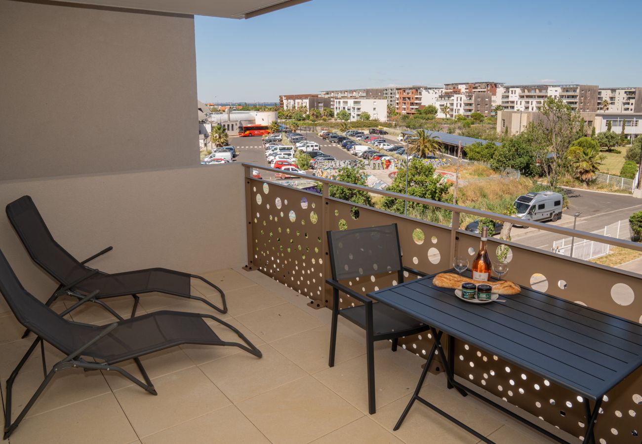 Appartement à Sète - Sète Apt 2pers, terrasse + parking