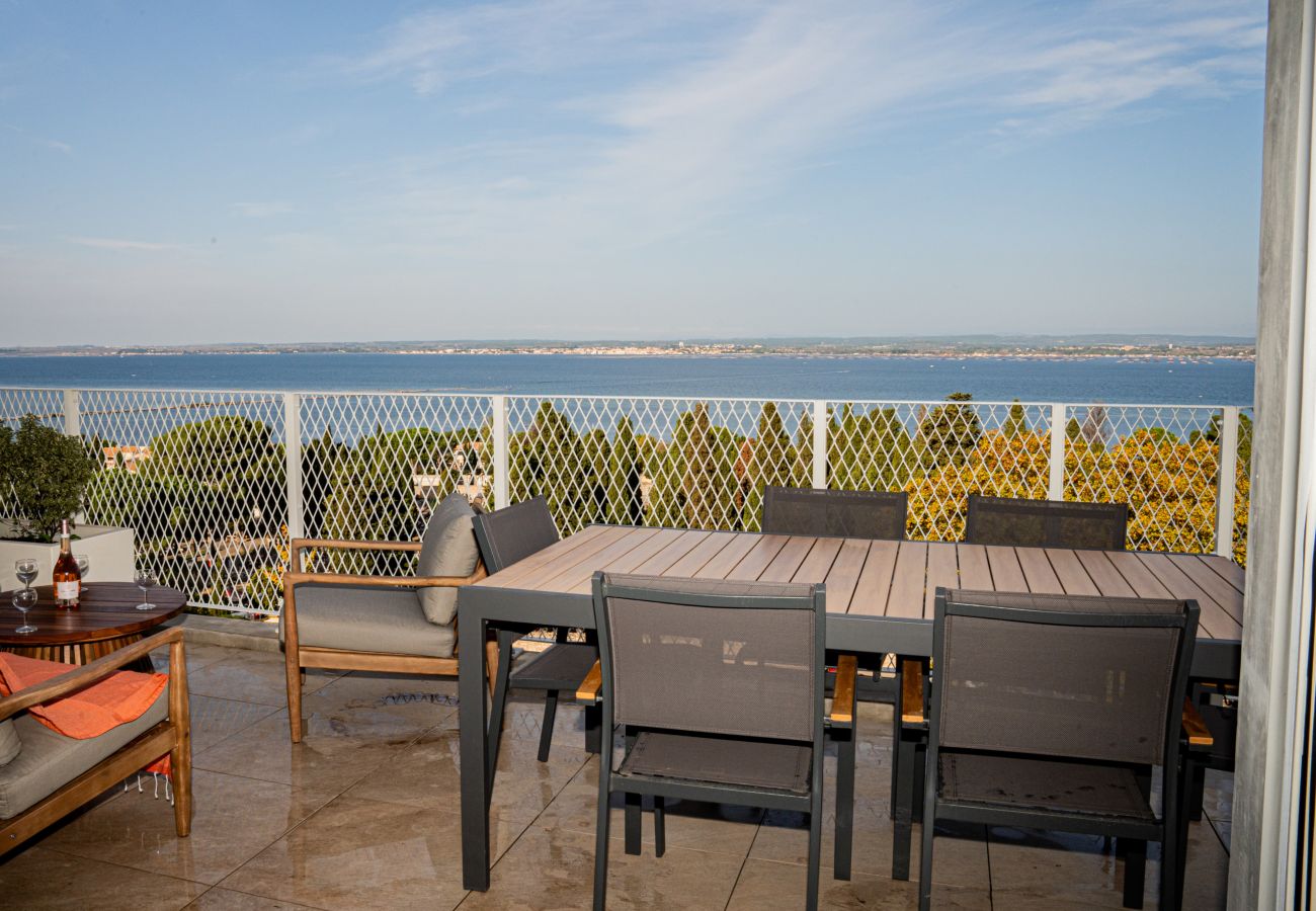 Appartement à Sète - Duplex T5 vue étang, terrasse & suite parentale