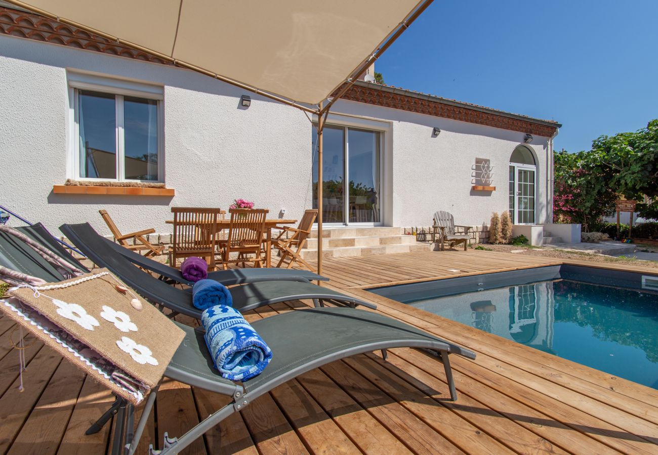 Villa à Frontignan - Frontignan, villa Azzura, piscine