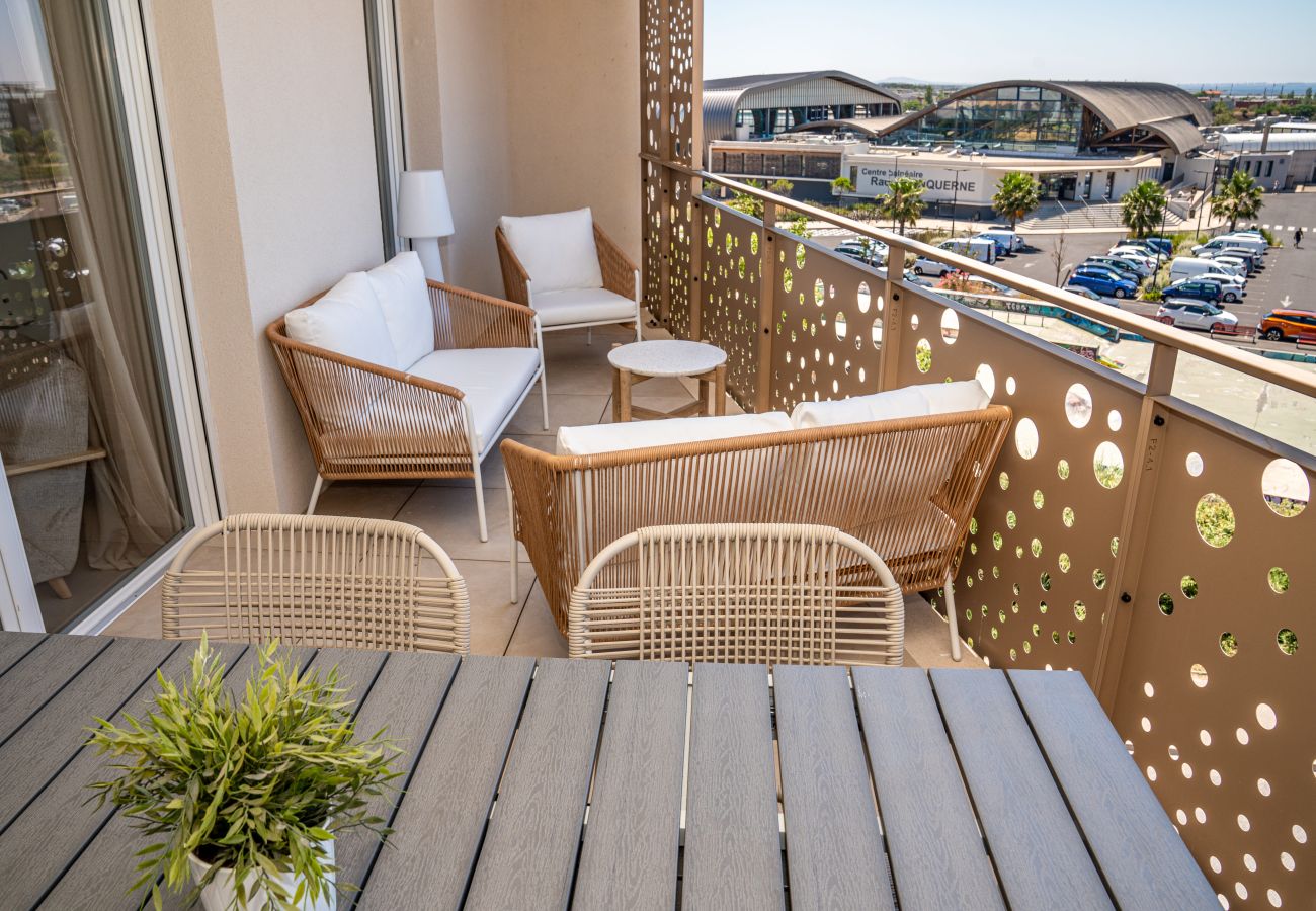 Apartment in Sète - Sète, Beau T4, proche plages, terrasse et parking