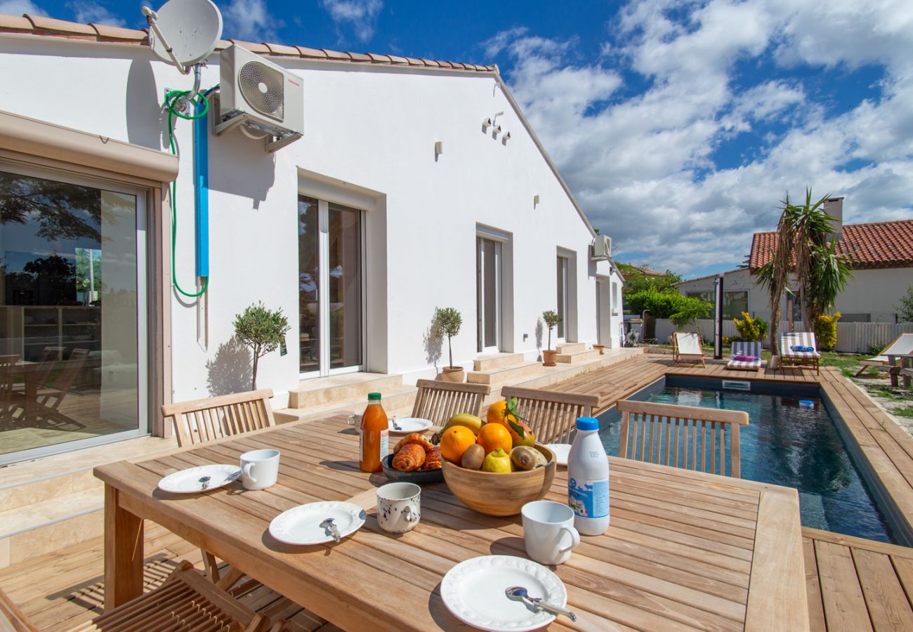 Villa in Frontignan - Frontignan, Villa Bianca, piscine et jardin