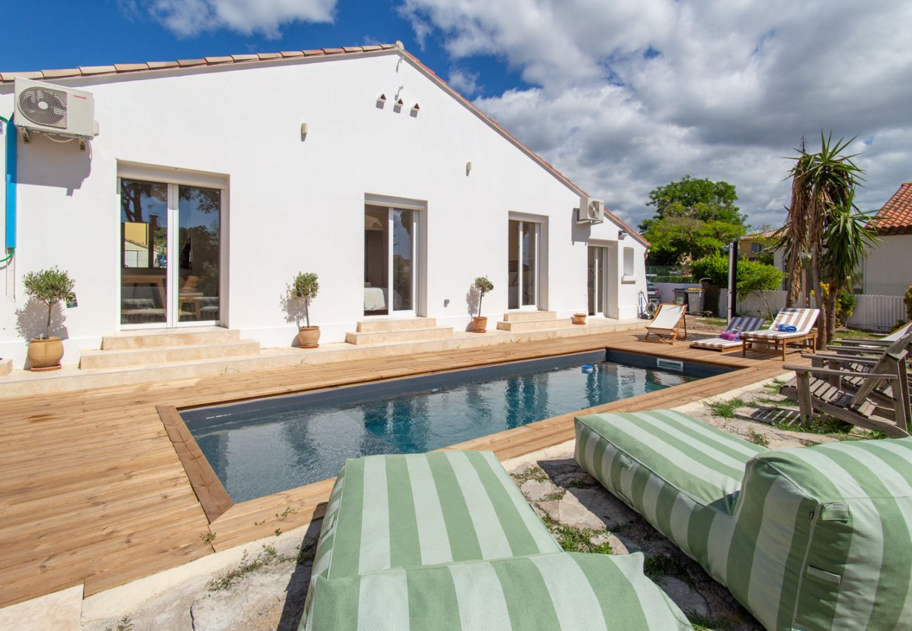Villa in Frontignan - Frontignan, Villa Bianca, piscine et jardin